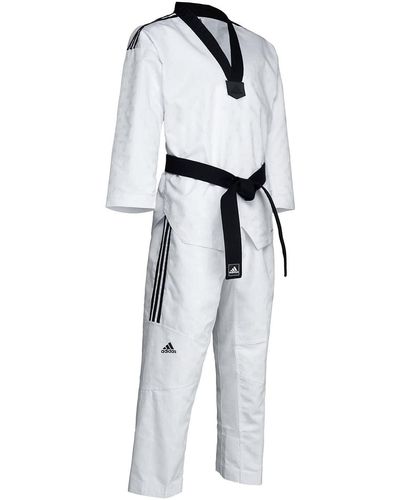 adidas Grand Master II Black Belt Taekwondo Dobok Uniform - 170 - Weiß