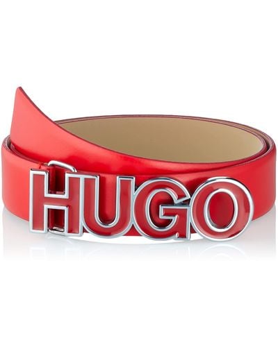 HUGO Zula Belt 4cm N-ZL - Rot