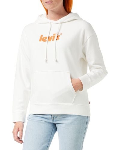Levi's Graphic Standard Sweatshirt Hoodie - White