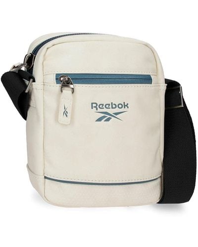 Reebok Cincinnati Shoulder Bag White 15x19,5x6 Cm Synthetic Leather - Black