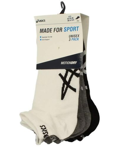 Asics Made For Sport 3 Pack Motion Dry Socks 132724 - Black