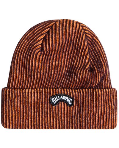 Billabong Arch Patch Beanie One Size - Brown