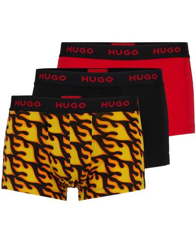 HUGO Triplet Design Trunk - Orange