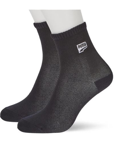 PUMA Mesh Short Sock Calcetín Corto - Negro