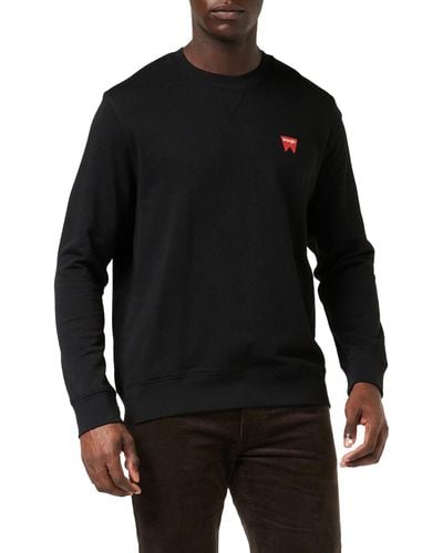 Wrangler Sign Off Crew Black Sweatshirt