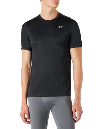 Reebok Workout Ready Short Sleeve Tech Camiseta - Negro