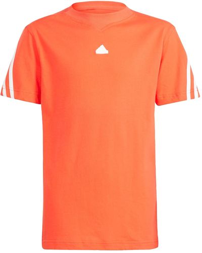 adidas Future Icons 3-Streifen T-Shirt - Orange