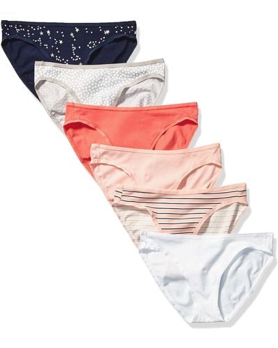 Amazon Essentials Bas de Bikini en Coton - Multicolore