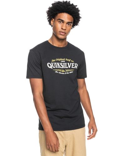 Quiksilver Short Sleeve T-shirt - - M - Black