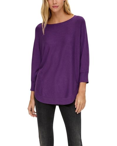 S.oliver Q/S by Pullover 3/4 Arm Lilac M