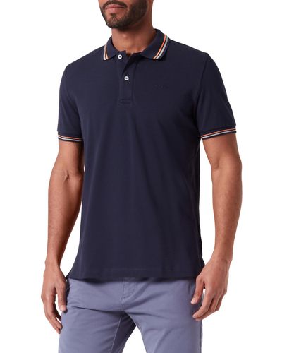 Geox M Polo Fluo Shirt - Blue