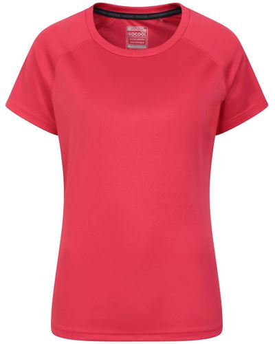 Mountain Warehouse Shirt da Donna Endurance - Top Estivo da Donna - Rosa