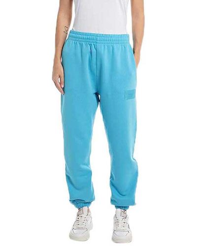 Replay Jogginghose Lang Second Life Collection - Blau