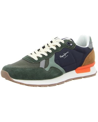 Pepe Jeans Brit Mix M Trainer - Green
