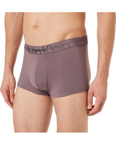 Calvin Klein Low Rise Trunk - Paars