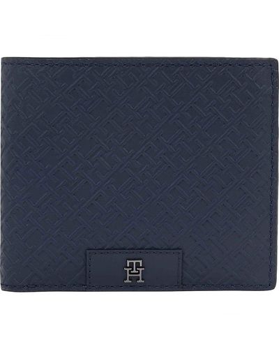 Tommy Hilfiger Wallet Leather Accessories - Blue