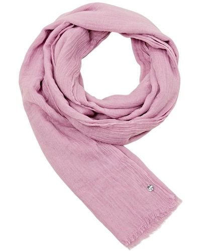 Esprit Schal mit Crinkle-Effekt - Pink