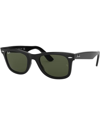 Ray-Ban Wayfarer ease lunettes de soleil monture verres green - Noir
