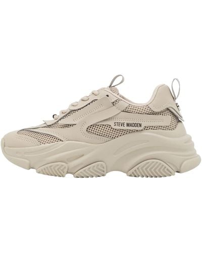 Steve Madden Sneakers Donna Taupe Smppossession-gri - Natur