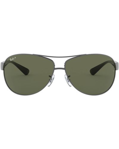 Ray-Ban Rb3386 Aviator Sunglasses - Green