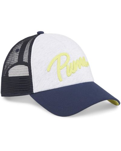 PUMA ESS+ Trucker Cap - Blau
