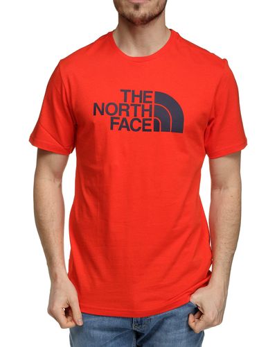 The North Face T-Shirt da Uomo Easy Rossa Taglia XL Codice 2TX3-15Q - Rosso