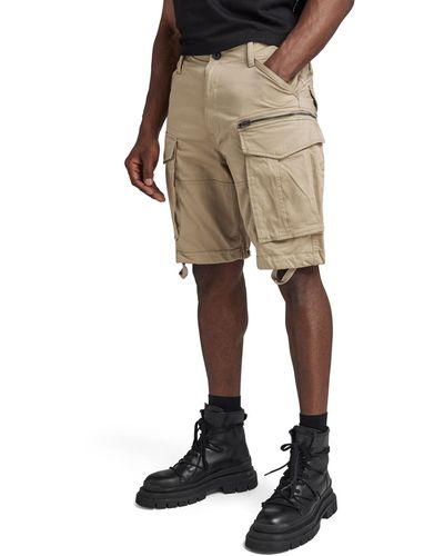 G-Star RAW Rovic Loose Cargo Shorts - Natural