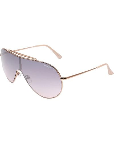 Guess Mixte Modèle : Gf0370 0028u Lunettes de Soleil - Métallisé