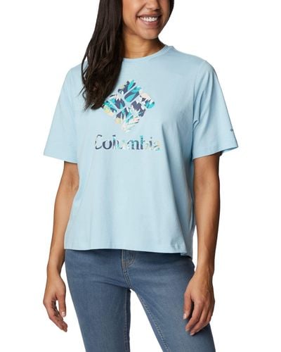 Columbia North Cascades Relaxed Tee T-shirt - Blue