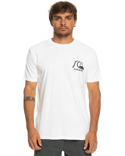 Quiksilver T-shirt For - T-shirt - - M - White