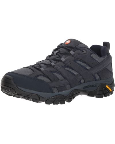 Merrell Shoes Moab 2 Smooth J42517 Navy Size 8 - Blue
