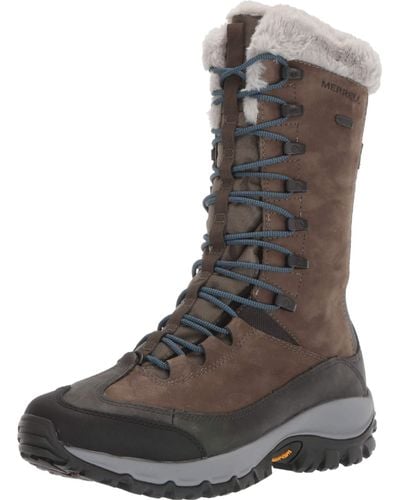 Merrell Thermo Rhea Tall Waterproof Hiking Boots - Women's - Black