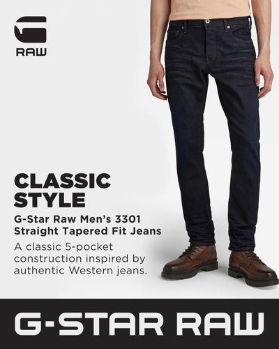 G-Star RAW 3301 Regular Tapered Jeans - Mehrfarbig