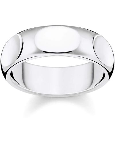 Thomas Sabo Ring Puristisches Silber 925 Sterlingsilber TR2281-001-21 - Mettallic