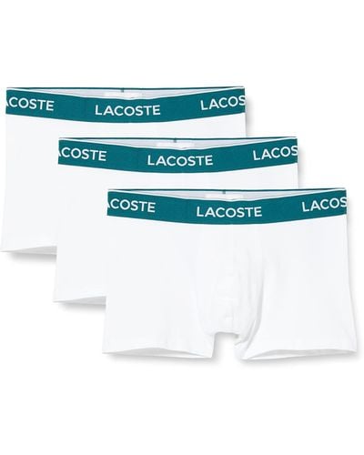 Lacoste 5H3389 Boxer Corto da Uomo - Bianco