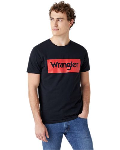 Wrangler Logo Tee Shirt - Black