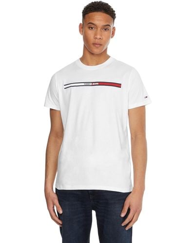 Tommy Hilfiger S/S T-Shirts - Bianco