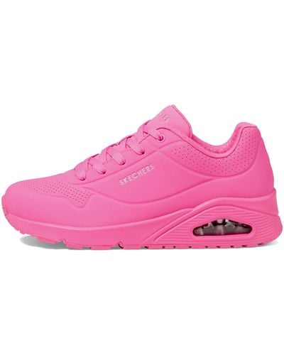 Skechers Uno Night Shades Sneaker - Pink