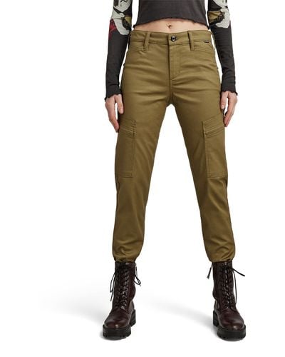 G-Star RAW Slim Cargo Pant Wmn - Green