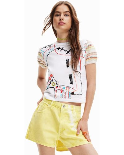 Desigual TS_Land 1001 T-Shirt - Neutro