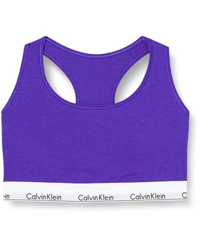 Calvin Klein Soutien-Gorge Brassière Unlined - Violet