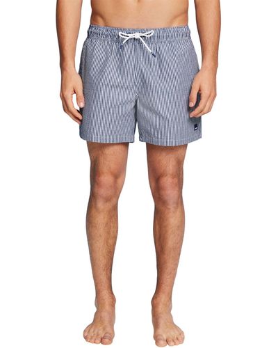 Esprit Onderbroeken Pedro Bay Wov.shorts 38cm,ink 3,s - Blauw