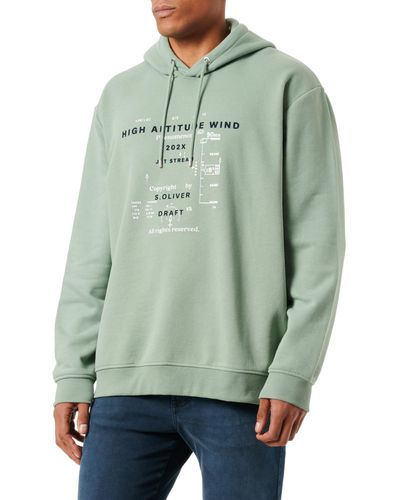 S.oliver Big Size Sweatshirt mit Kapuze Green 3XL - Grün