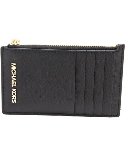 Michael Kors Jet Set Travel Medium Top Zip Card Case Wallet Coin