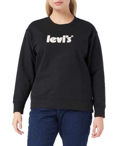 Levi's Grote Maat Graphic Standard Crew Sweatshirt - Meerkleurig