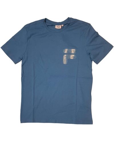 Fila Bobitz Regular Graphic T-Shirt - Blu