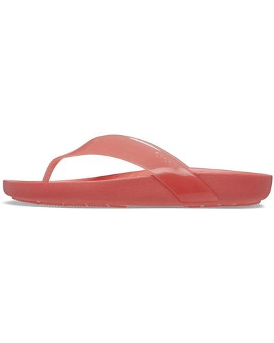 Crocs™ Splash Glossy Flip 37-38 EU Neon Watermelon - Rot
