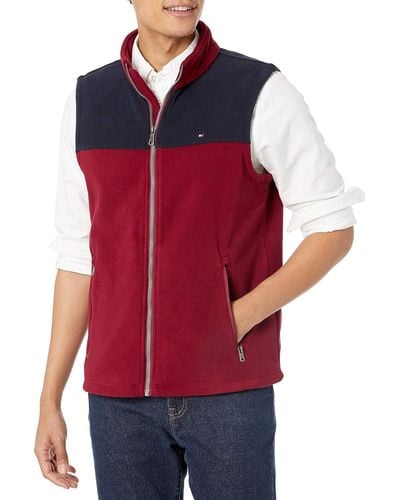 Tommy Hilfiger Gilet Polaire - Rouge