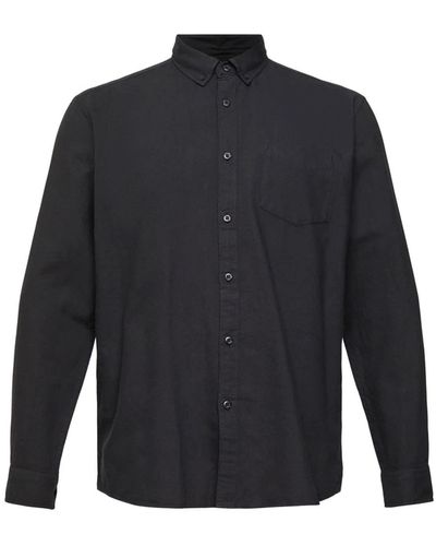 Esprit 992ee2f302 Button Down Shirt - Black