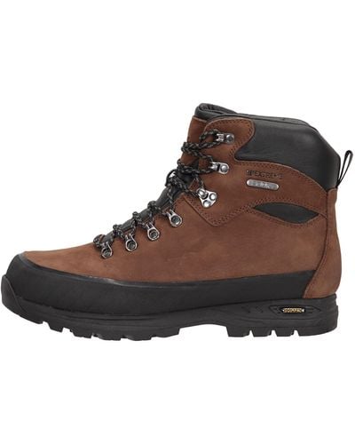 Mountain Warehouse Bottes Isogrip hommes Discovery Extreme - Imperméables, séchage rapide, cuir de nubuck - Pour randonnée - Marron